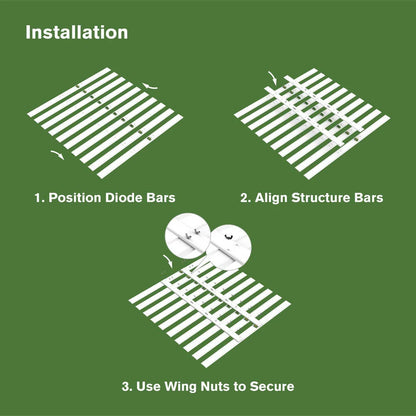 LED Grow Light 900W | FloraFlex - Lampara de barras de espectro completo de 120 V