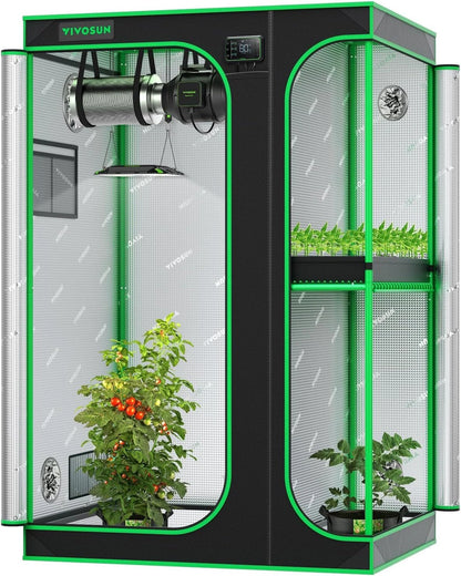 Armario de Cultivo Hidropónico 2 en 1 Multi-Chamber VIVOSUN