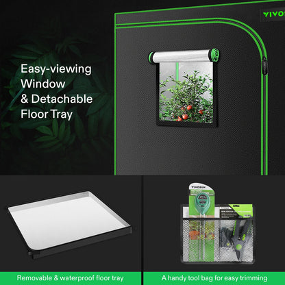 Armario de Cultivo Hidropónico 2 en 1 Multi-Chamber VIVOSUN