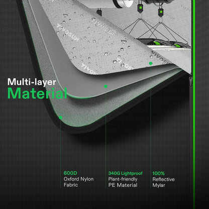 Armario de Cultivo Hidropónico 2 en 1 Multi-Chamber VIVOSUN