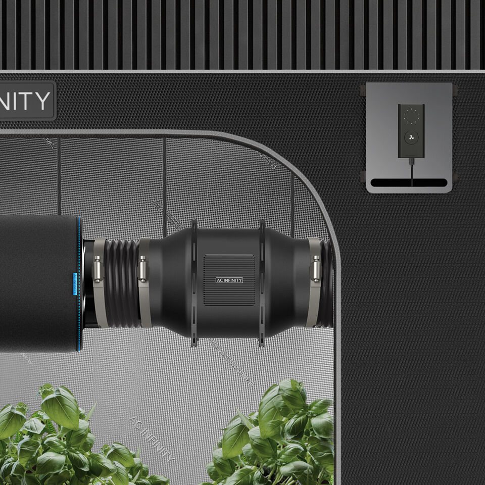 CloudLine  4" | AC Infinity - Kit Completo De Ventilación Con Controlador, Extractor, Ducto, Ganchos Y Filtro De Carbon