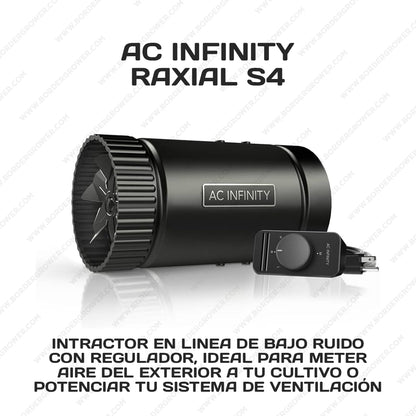 Kit Automatizado AC Infinity 120×120 + FloraFlex 700W + Athena Starter