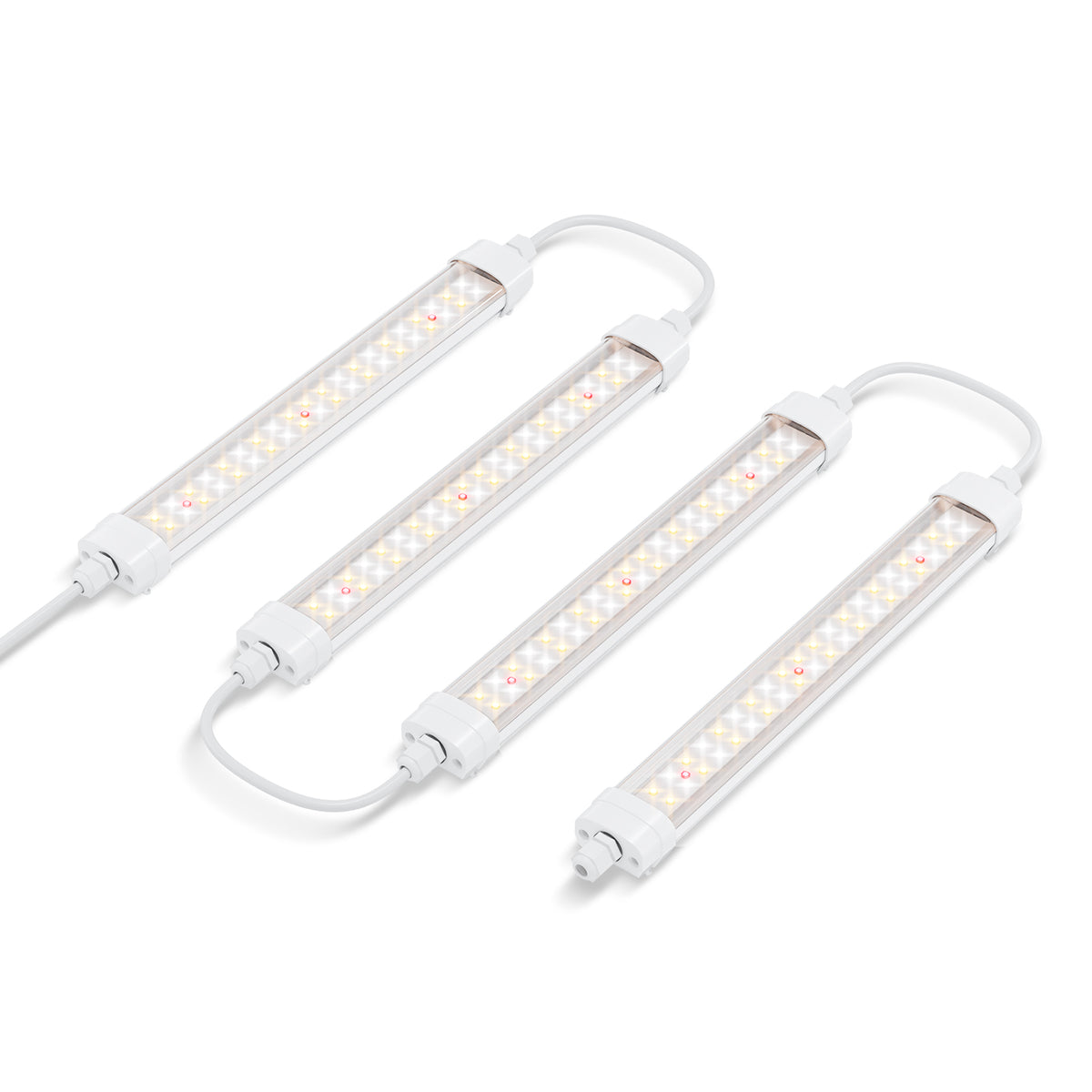 Spider Farmer Glow30 (32 W): Kit de 4 barras de iluminación LED lateral de espectro completo (13 pulgadas)