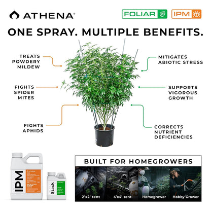 Athena Foliar Kit IPM 16 oz + Stack 4 oz | Protección y Nutrición Foliar