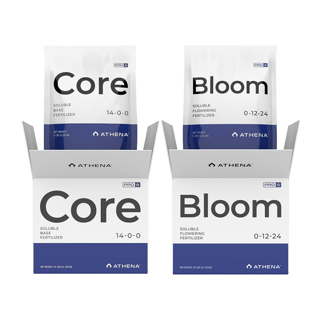 Athena Pro Line Combo: Core + Bloom Fertilizante Base Soluble Para Floración