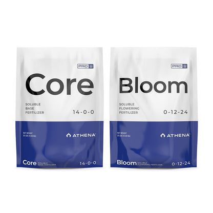 Athena Pro Line Combo: Core + Bloom Fertilizante Base Soluble Para Floración