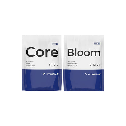 Athena Pro Line Combo: Core + Bloom Fertilizante Base Soluble Para Floración