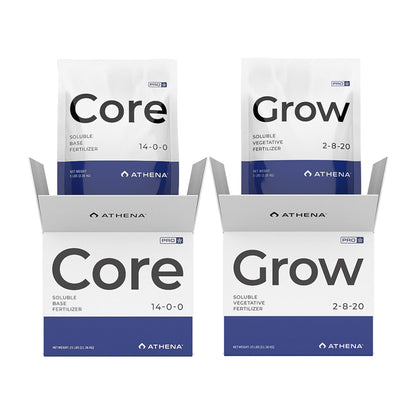Athena Pro Line Combo: Core + Grow | Athena AG - Fertilizante Base Soluble Para Vegetación
