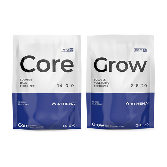 Athena Pro Line Combo: Core + Grow Fertilizante Base Soluble Para Vegetación