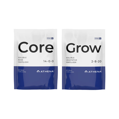 Athena Pro Line Combo: Core + Grow | Athena AG - Fertilizante Base Soluble Para Vegetación