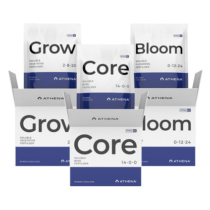 Pro Line: Core, Grow, Bloom | Athena AG - Fertilizante Base Soluble