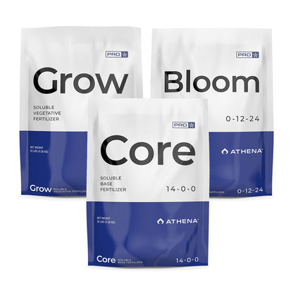 Pro Line: Core, Grow, Bloom | Athena AG - Fertilizante Base Soluble