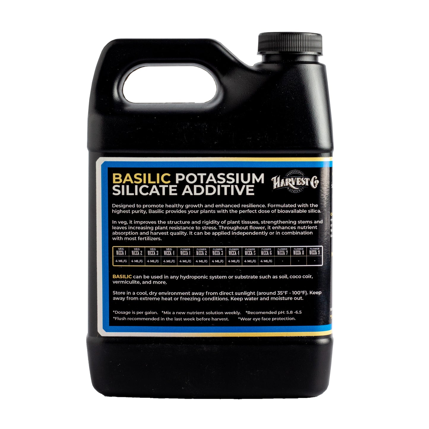BASILIC | HarvestCo - Aditivo de Silicato de Potasio Reforzador De Tejidos