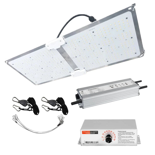 Lampara De Cultivo LED OEM de 200W Con Dimmer Para Cultivo De Interior