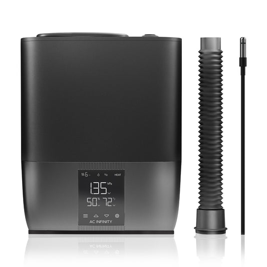 CLOUDFORGE T5, Humidificador AC INFINITY, 9 L, Controles inteligentes PRE-ORDER Vaporización fría y caliente dirigida