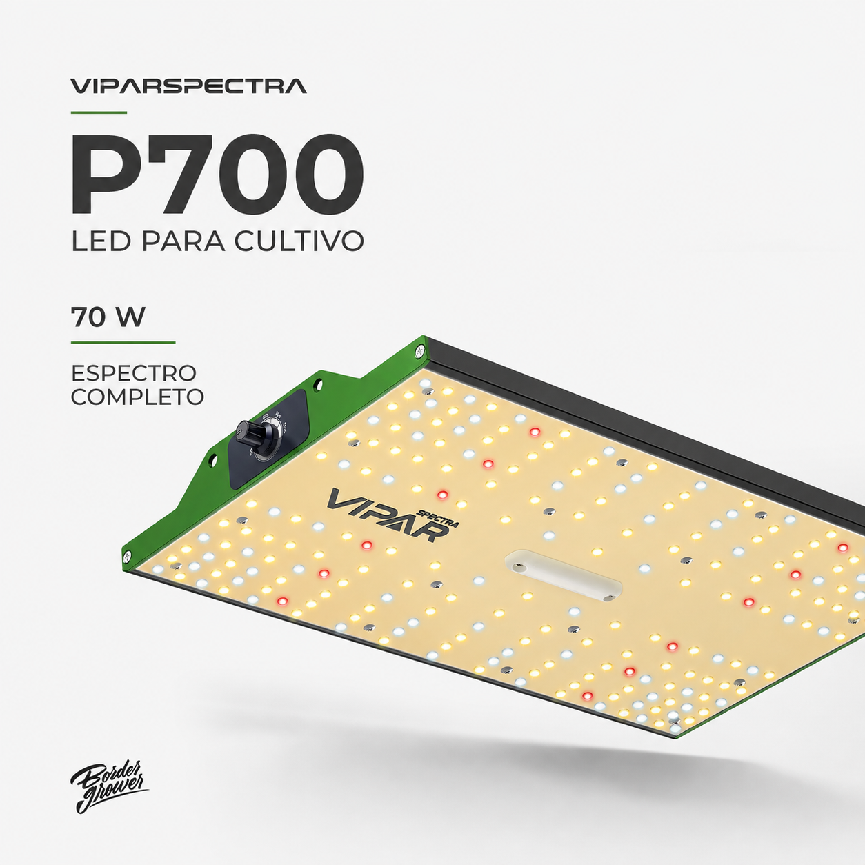 ViparSpectra | P700 70W - Lampara de cultivo LED De Espectro Completo Con Regulador