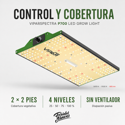 ViparSpectra | P700 70W - Lampara de cultivo LED De Espectro Completo Con Regulador