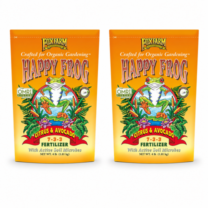 Fertilizante FoxFarm Happy Frog para Cítricos y Aguacates,  (4 libras)