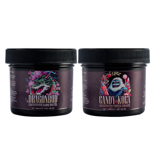 DragonBud + Candy-Kola | HarvestCo - Aditivos Solubles Para Floración Mejora Peso, Densidad Y Resinas