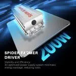 SF 2000 | Spider Farmer - Lámpara De Cultivo LED Con Espectro Completo Y Regulador De Potencia