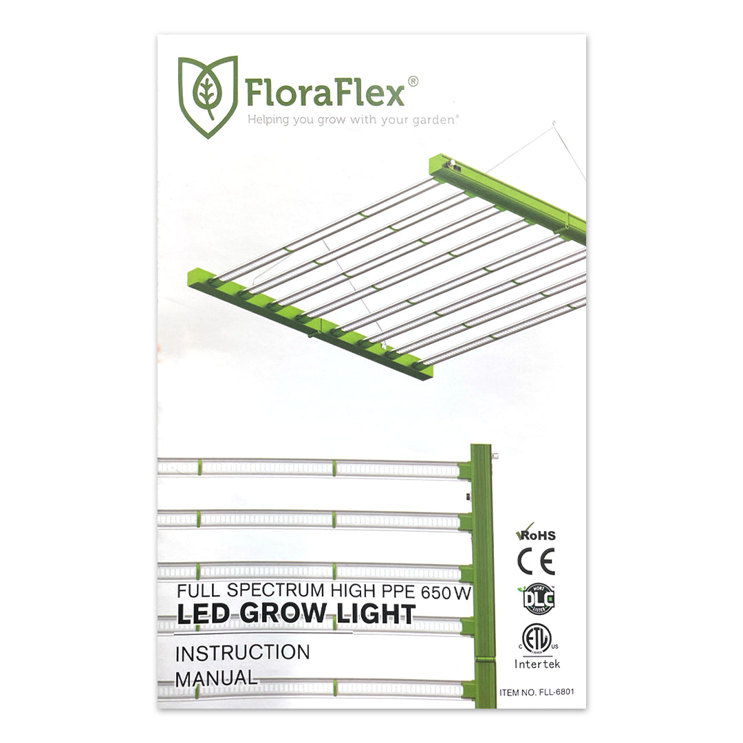 LED Grow Light 650W | FloraFlex - Lampara de Barras LED de Grado Comercial Espectro Completo
