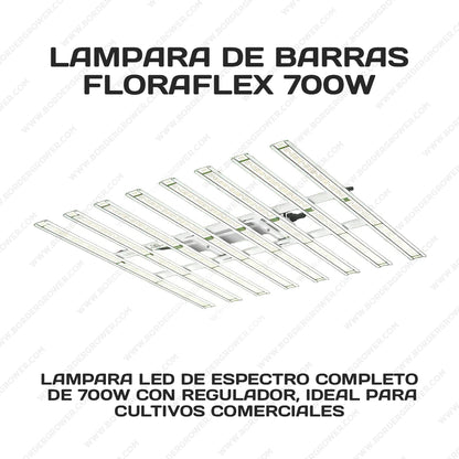 Kit Automatizado 300×150×200 con 2× FloraFlex 700W + CloudLine 8″ + Athena Pro + Envío Gratis