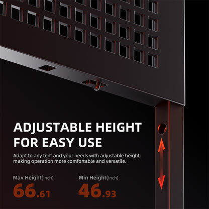 Spider Farmer Gear Board | Panel de organización para grow tent con gestión de cables y equipos