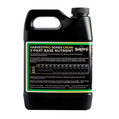 HarvestPro Series: Base, Grow Y Bloom | HarvestCo - Fertilizante Base Liquido De 3 Partes