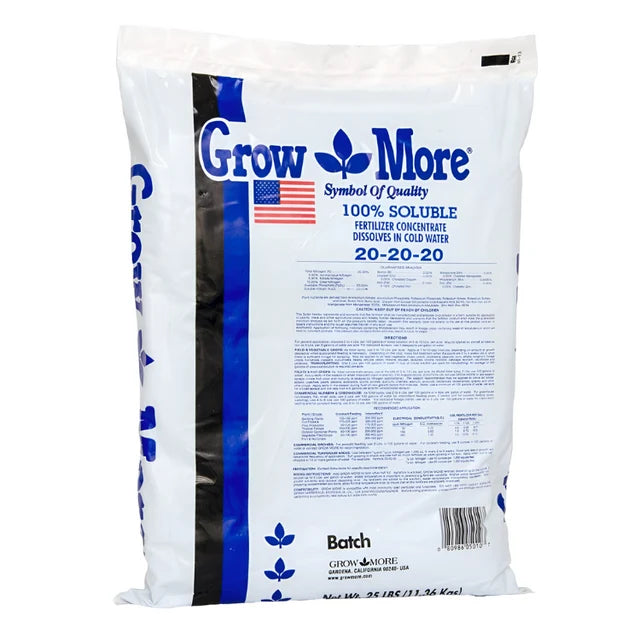 Growmore 20-20-20 Blue  (25 Libras)