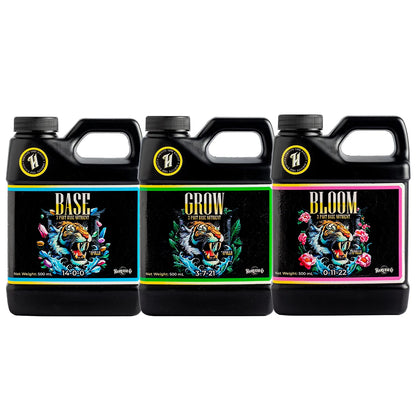 HarvestPro Series: Base, Grow Y Bloom | HarvestCo - Fertilizante Base Liquido De 3 Partes