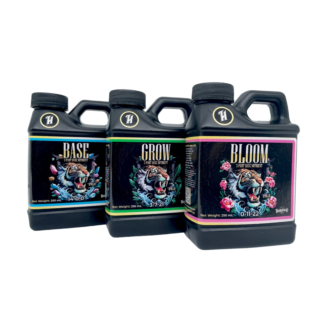 PROMO: HarvestPro: Base, Grow Y Bloom 250 mL + Silica Y CalMag De 120 mL Con Envío Gratis | HarvestCo