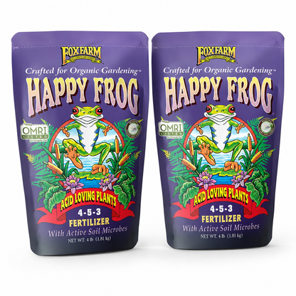 Fertilizante Happy Frog para plantas amantes de los suelos ácidos (4 libras)