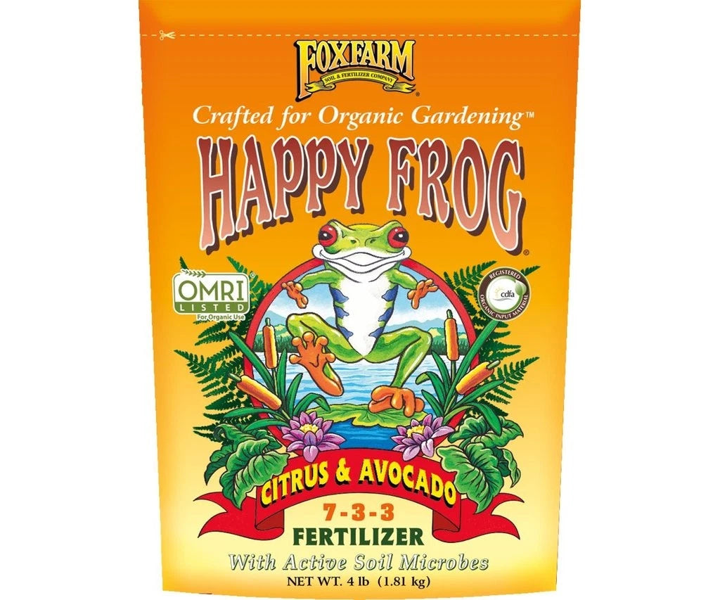 Fertilizante FoxFarm Happy Frog para Cítricos y Aguacates,  (4 libras)