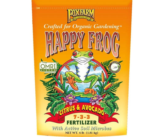 Fertilizante FoxFarm Happy Frog para Cítricos y Aguacates,  (4 libras)