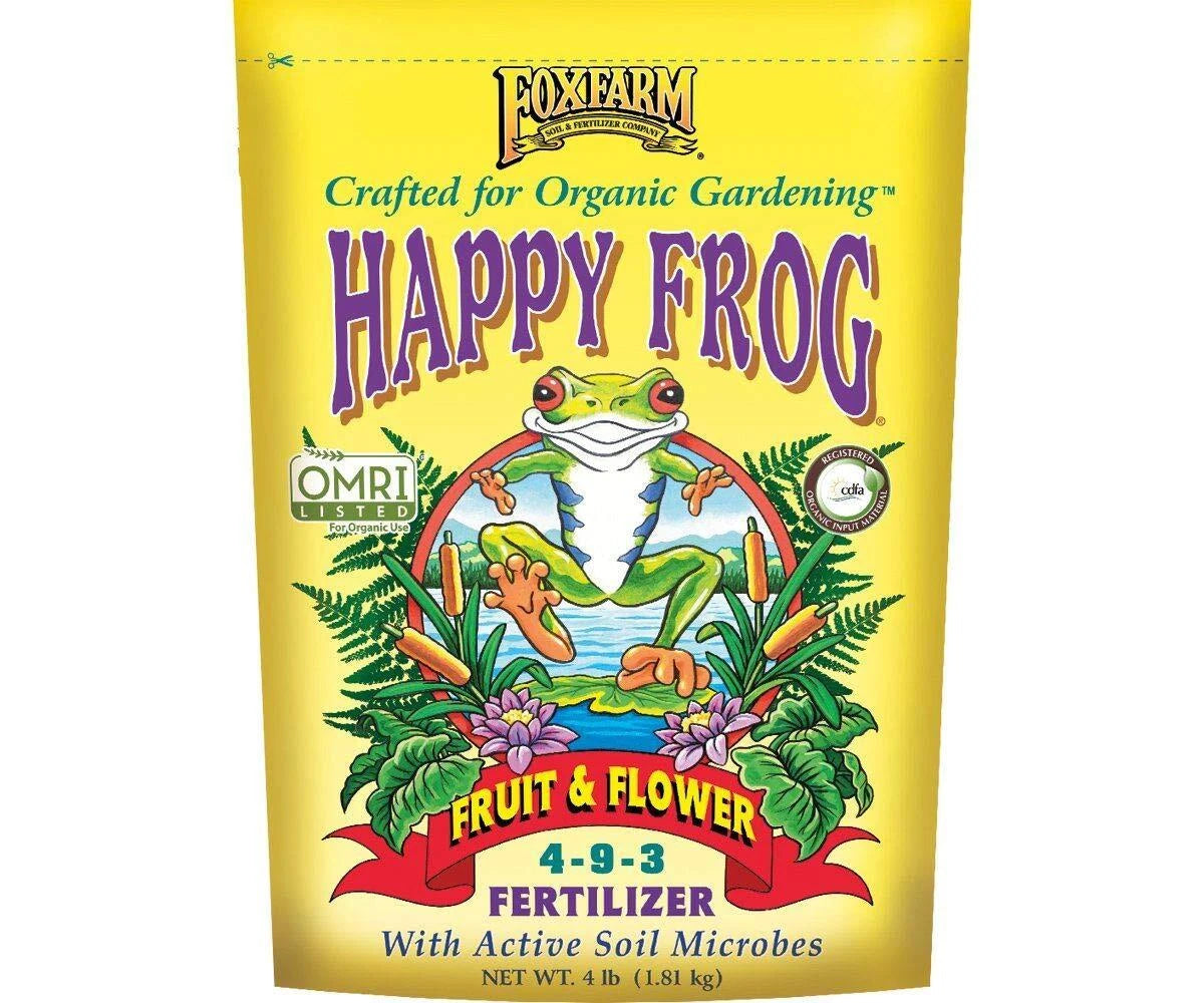 Fertilizante original FoxFarm Happy Frog Fruit & Flower (4 libras)