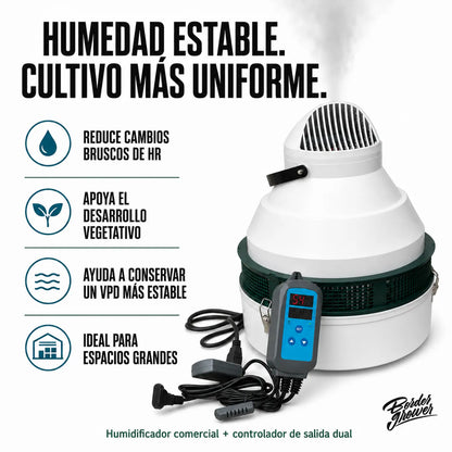 Humidificador comercial de 200 pintas con controlador IHC200 con salida dual