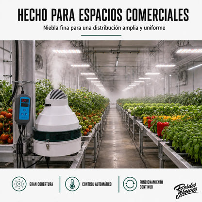 Humidificador comercial de 200 pintas con controlador IHC200 con salida dual