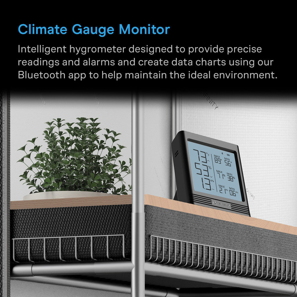 Smart Termo-Hygrometer B2 | AC Infinity - Termohigrómetro inteligente con sensor integrado
