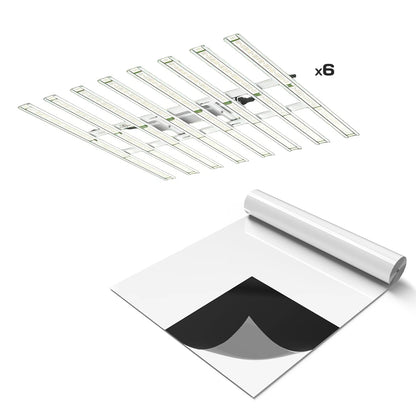 Kit de Iluminación 4,200 W para Cuarto de Cultivo con Revestimiento Reflectante