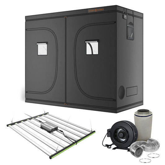 KIT DE CULTIVO: PRO | Armario de Cultivo + Lámpara + Sistema de Ventilación