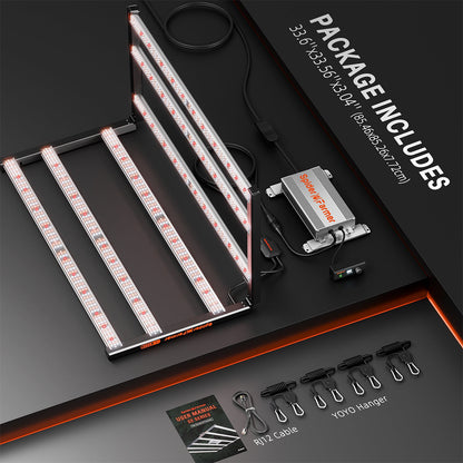 Spider Farmer | SE5000 LED Grow Light - 480w regulable ciclo completo