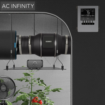 CloudLine Pro 6" | AC Infinity - Kit Completo De Ventilación Con Controlador, Extractor, Ducto, Ganchos Y Filtro De Carbon