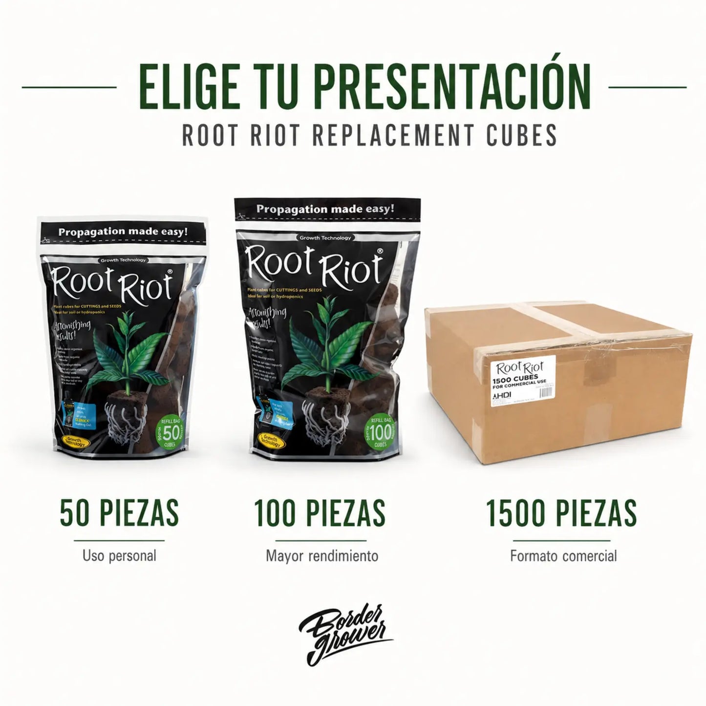 Root Riot Replacement Cubes 50 / 100 / 1500 Pz