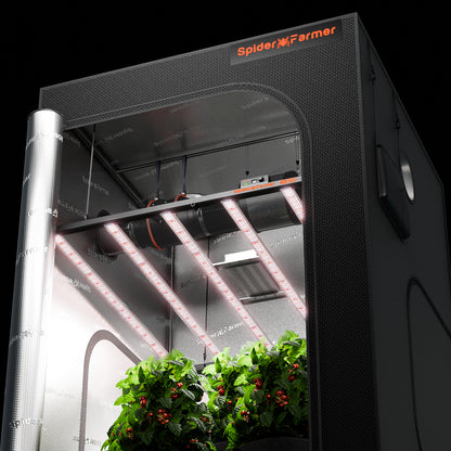 SE7000 | Spider Farmer - Lampara De Cultivo De Espectro Completo Con Regulador