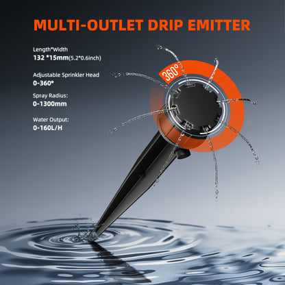 Sistema De Riego Por Goteo | Spider Farmer - Riego Automático Por Goteo Con 8 Emisores