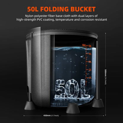 Sistema de Riego Automático por Goteo Spider Farmer – Bomba de Agua 25W con Tanque de 50L y 8 Emisores Ajustables