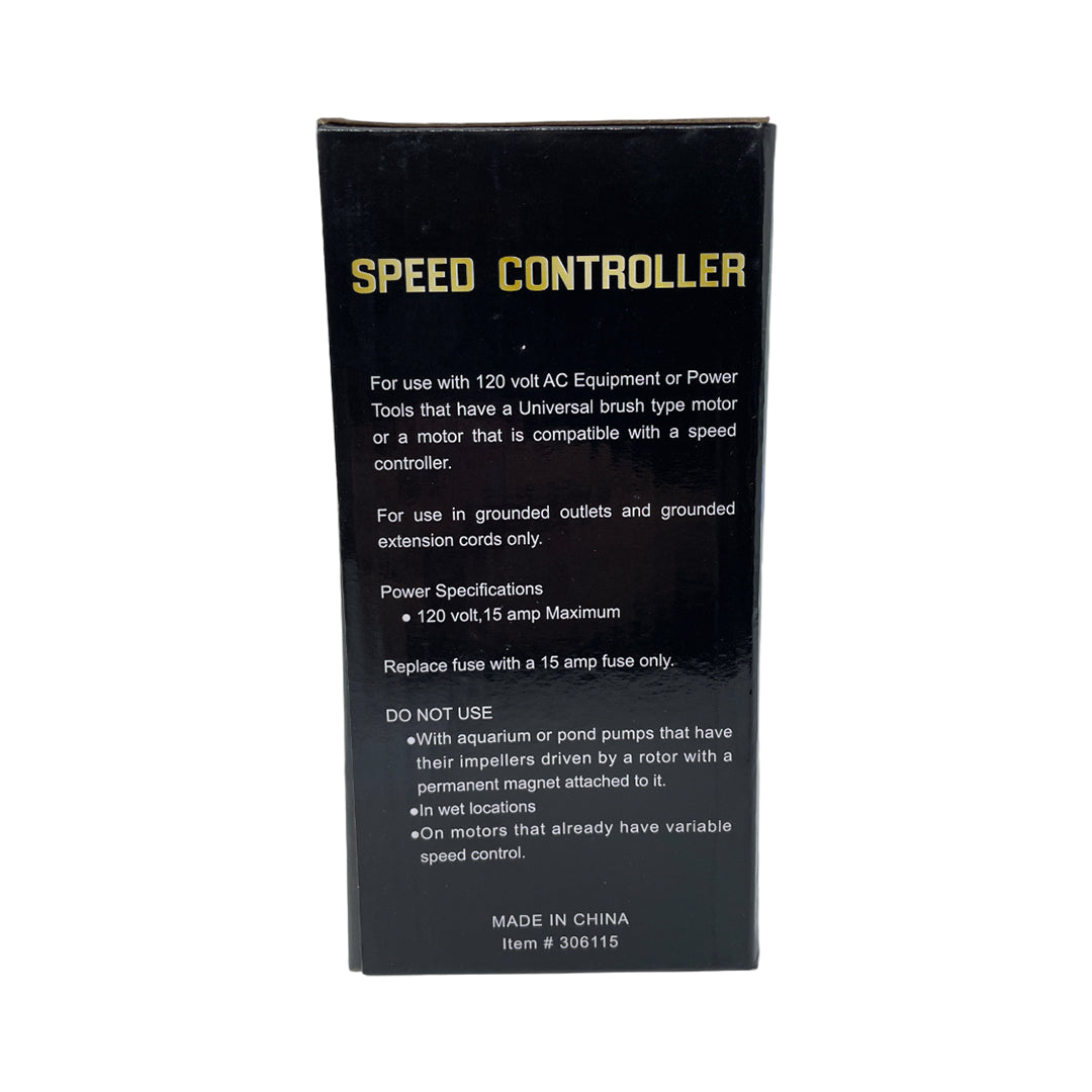 Speed Controller | Sinowell - Controlador De Velocidades Para Ventilación