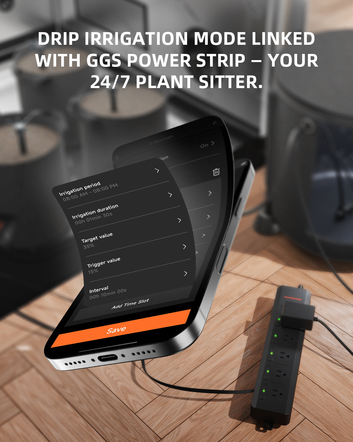 Soil Sensor GGS Pro | Spider Farmer - Sensor De Suelo 3 En 1 Temperatura, Humedad y EC