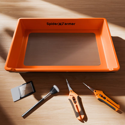 Trim Tray 2 en 1 | Spider Farmer - Bandeja De Trimming Para Hierbas Recolección De Polen