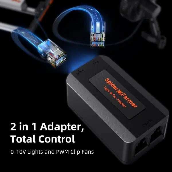 Spider Farmer GGS AC5 2025 – Multiconector Eléctrico Inteligente WiFi/Bluetooth con 5 Tomas para Automatizar Clima en Cultivos Indoor